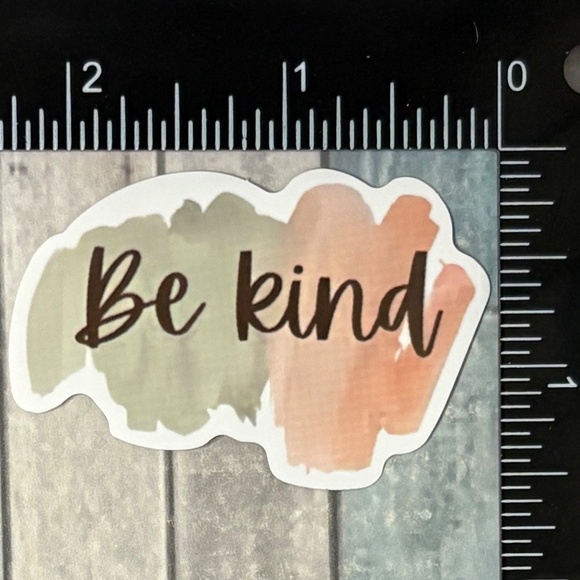 🌀10/$10🌀 Inspirational Be Kind Reusable Waterproof Vinyl Sticker Decal - Picture 1 of 1